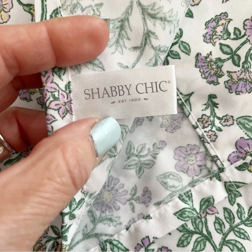 Shabby Chic Floral Flat Sheet Full/Double
